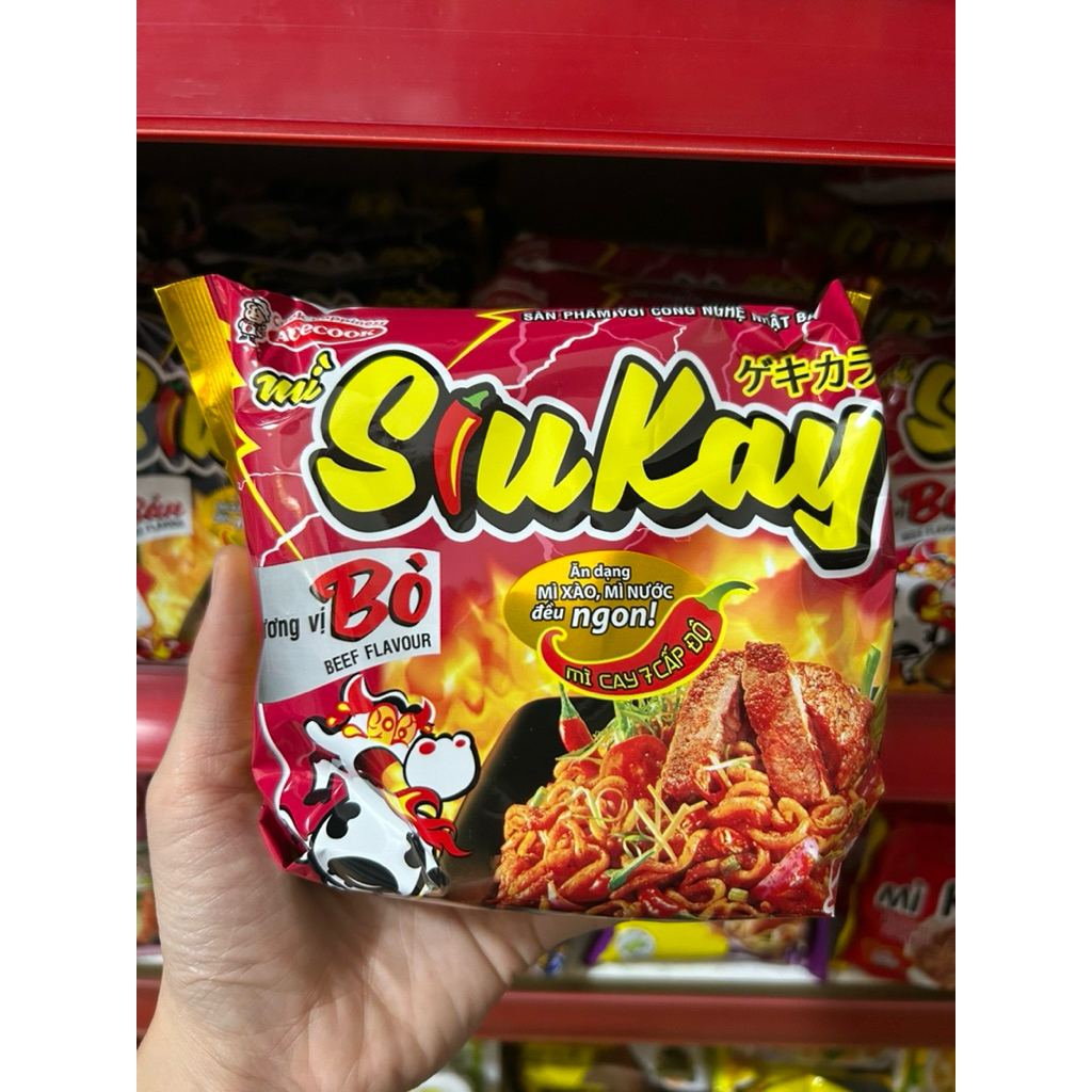 Mì tôm Siukay bò, hải sản