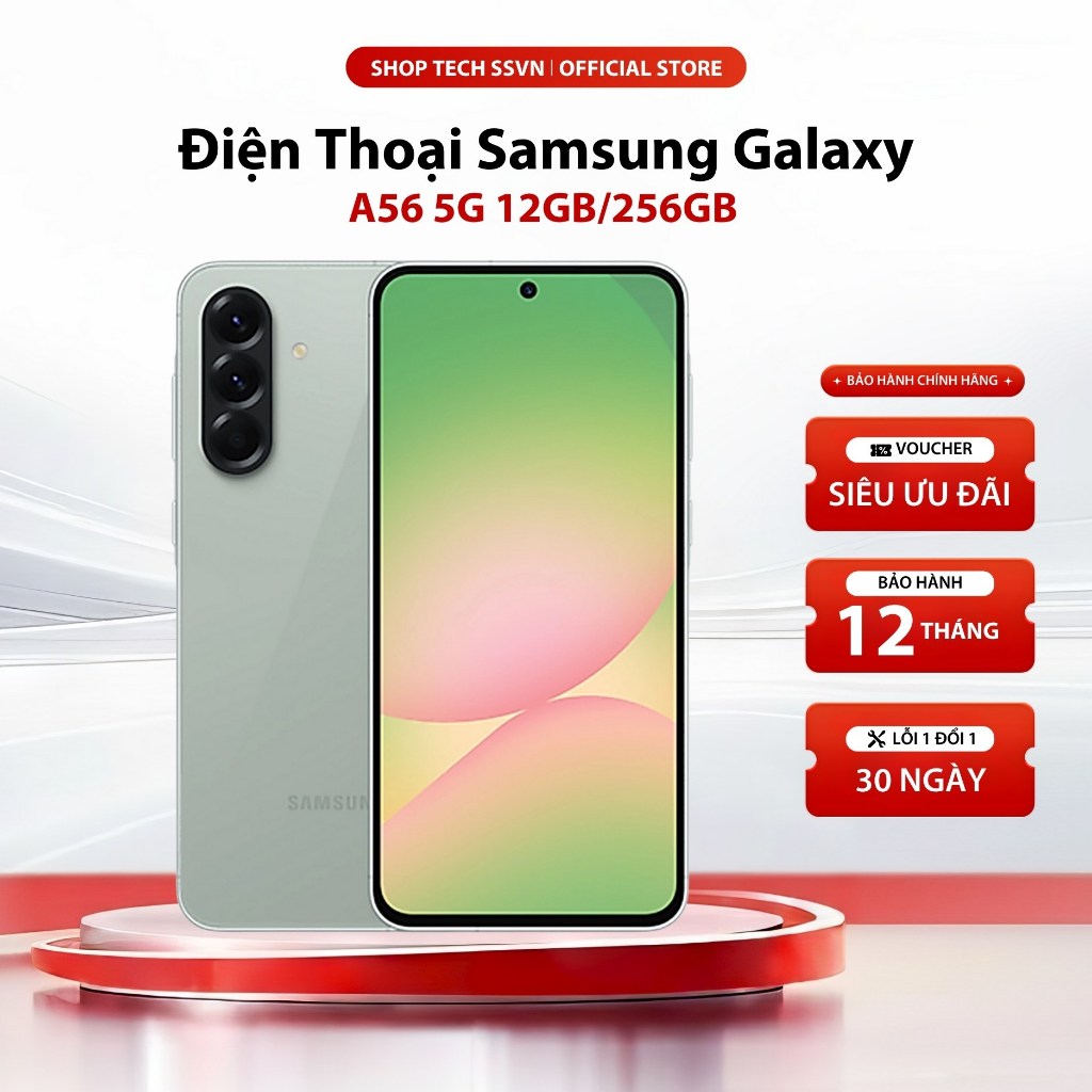 Điện Thoại Samsung Galaxy A56 5G 12GB/256GB Chính Hãng – Màn Hình 120Hz, Pin 5000mAh