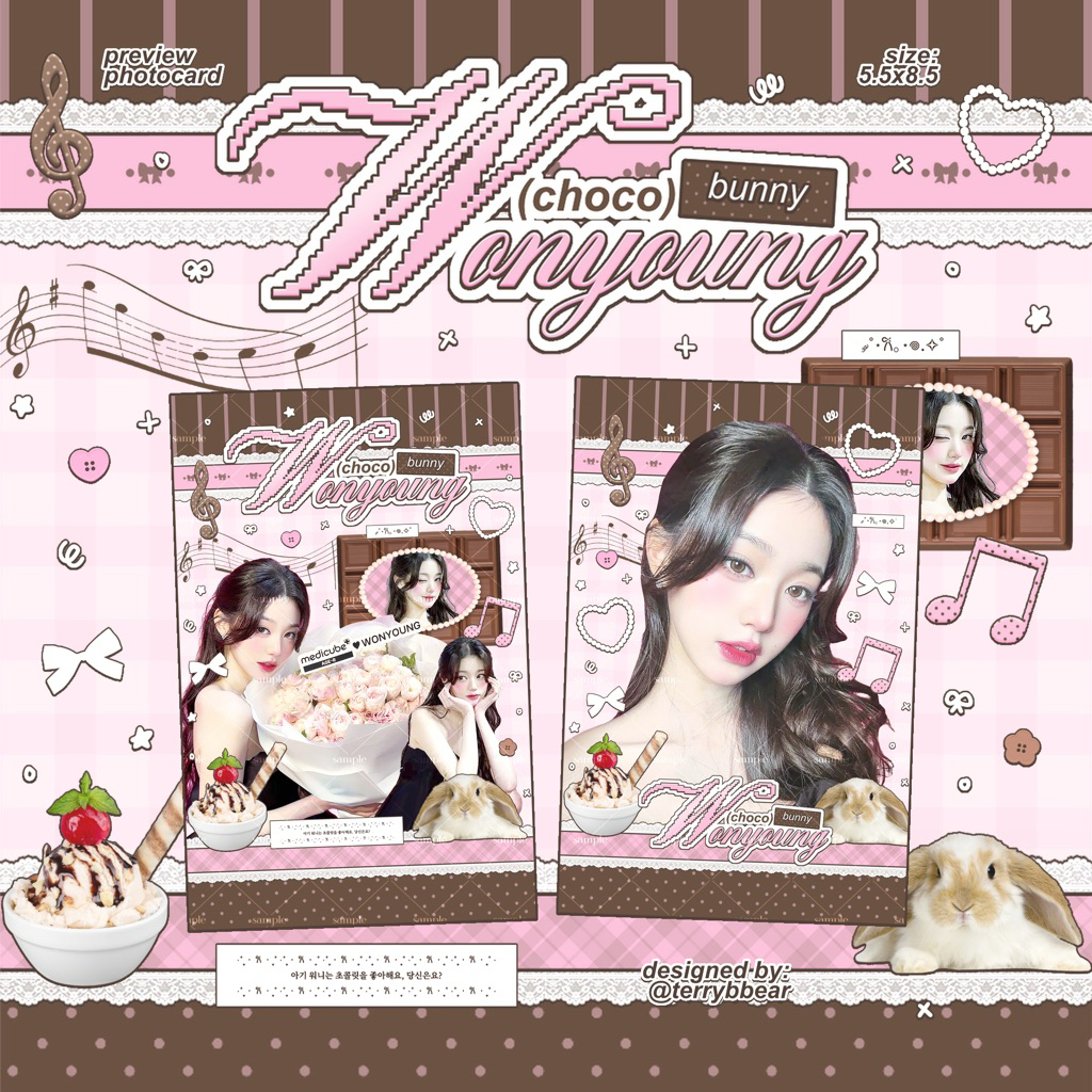 Photocard/Card des WONYOUNG IVE 40/100 cái