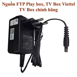 Nguồn 12V 1A chính hãng cho FTP Play Box, Viettel box và các dòng tivi box, camera, phát wifi