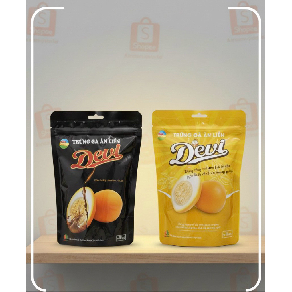 Trứng gà ăn liền Devi Dabaco – ăn sáng tiện lợi, bóc là ăn