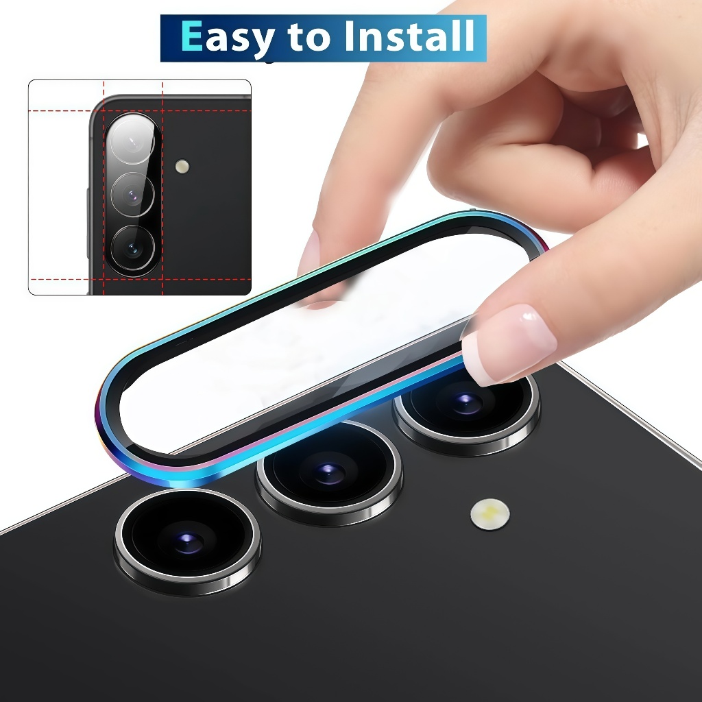 Ốp lưng kính camera hợp kim nhôm cho Samsung Galaxy A56 A36 vòng kim loại bảo vệ ống kính cho Samsun