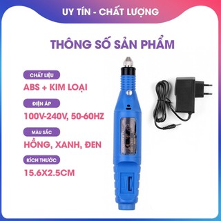 022 – Máy Mài Móng Cầm Tay Mini, Nhỏ Gọn, Điều Chỉnh Tốc Độ, Phù Hợp Làm Nail Tại Nhà