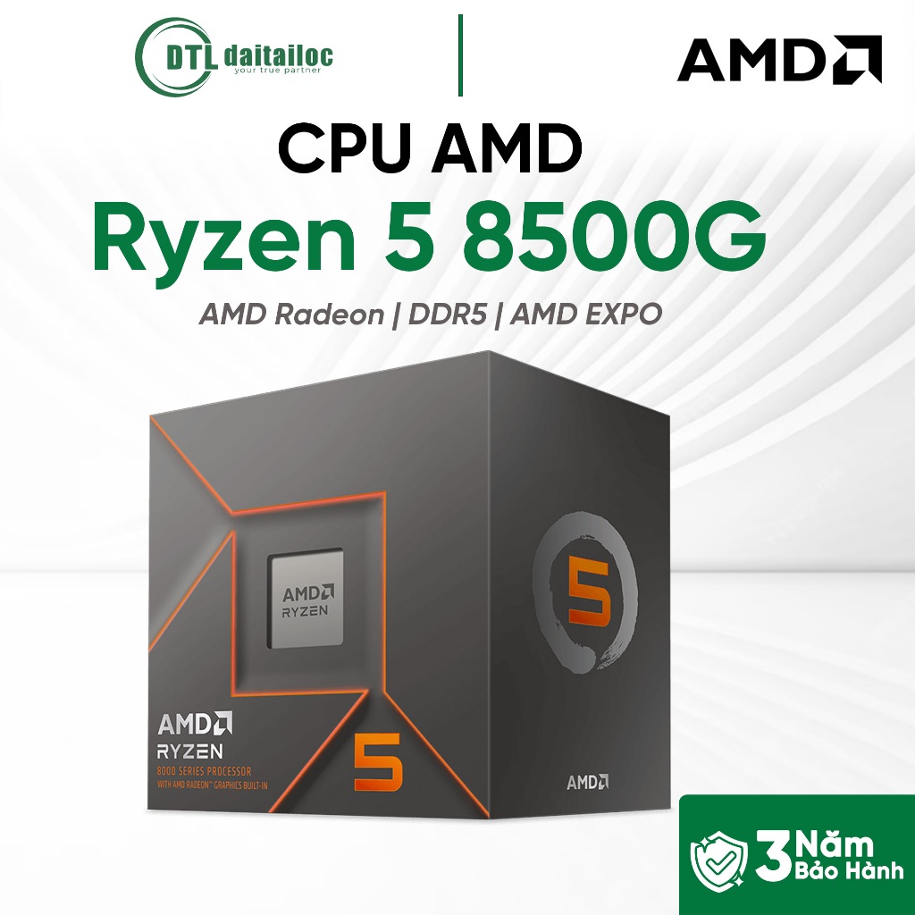CPU AMD AM5 Ryzen 5 8500G | Chính Hãng | Bảo Hành 36 Tháng