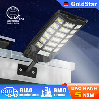 GOLDSTAR Đèn Đường Năng Lượng Mặt Trời Cảm Ứng Ngoài Trời–chống nước IP67-tự động bật/tắt-Siêu sáng