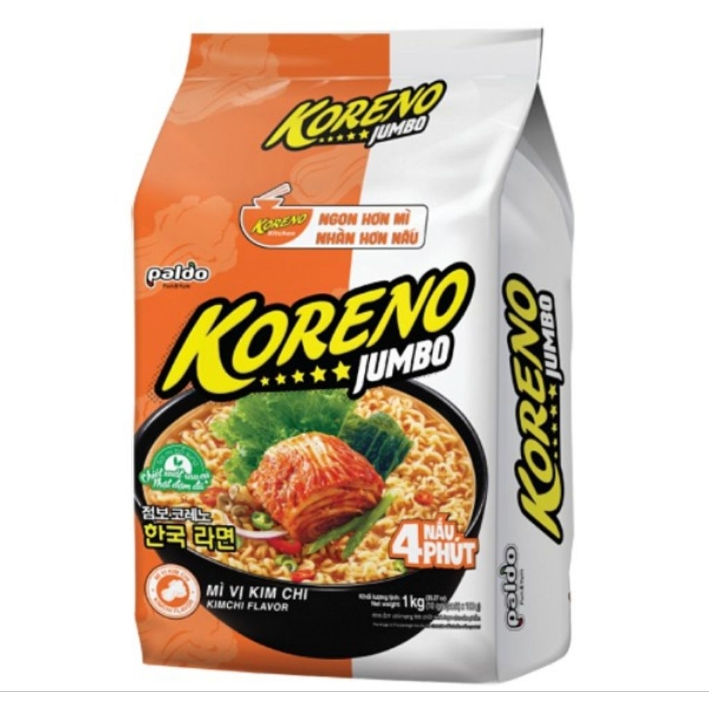 Mì Koreno Jumbo Vị Kim Chi 1Kg