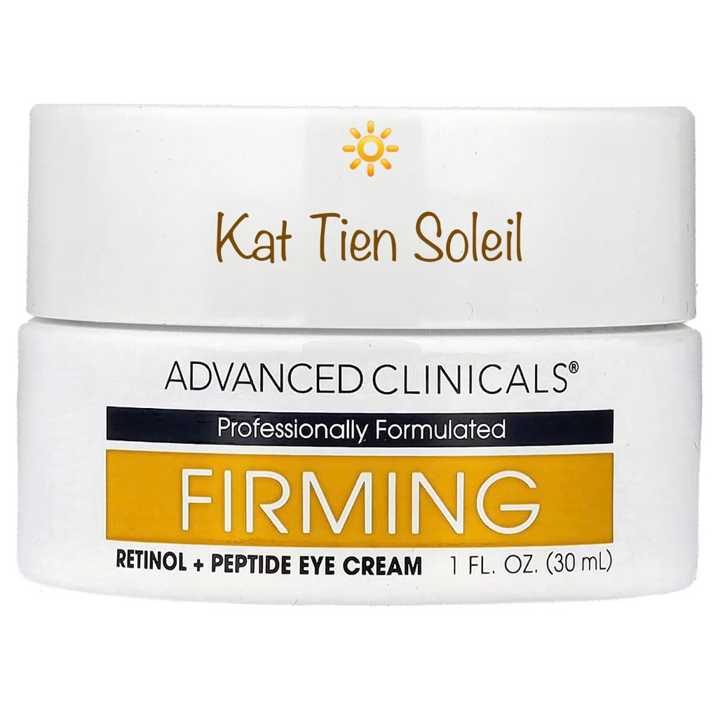 Cream Dưỡng Mắt Retinol + Peptides Eye Cream 30ml Advanced Clinicals