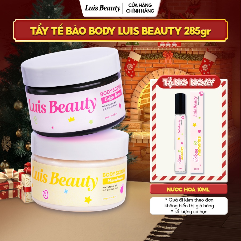 [COMBO 2] Tẩy Tế Bào Chết Body Luis Beauty 285gr Giúp Da Mềm Mại & Sáng Mịn Tự Nhiên