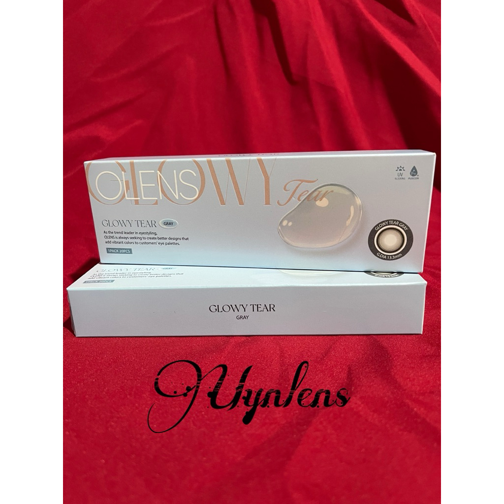 OLENS | 1 ĐÔI GLOWY TEAR GRAY 1 NGÀY | HÀNG CHÍNH HÃNG