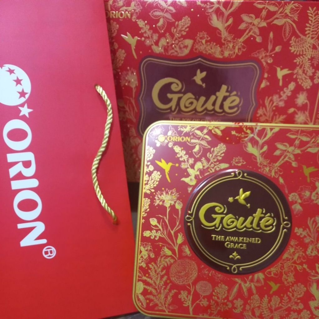 Bánh Goute hộp giấy/ thiếc 237,6g (18*18*7cm)