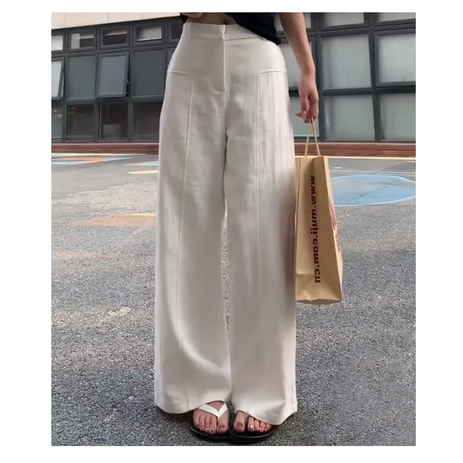 𝗗𝗼𝗻𝗶 𝗣𝗮𝗻𝘁𝘀 - |BEELY|- Quần Linen xuông bamboo