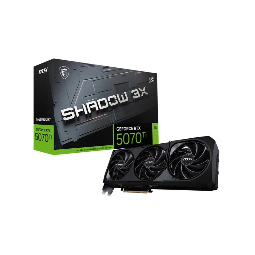 Card Màn Hình VGA RTX 5070 Ti MSI Shadow 3X 16GB OC GDDR7 FULL BOX LIKE NEW BẢO HÀNH 11/2028