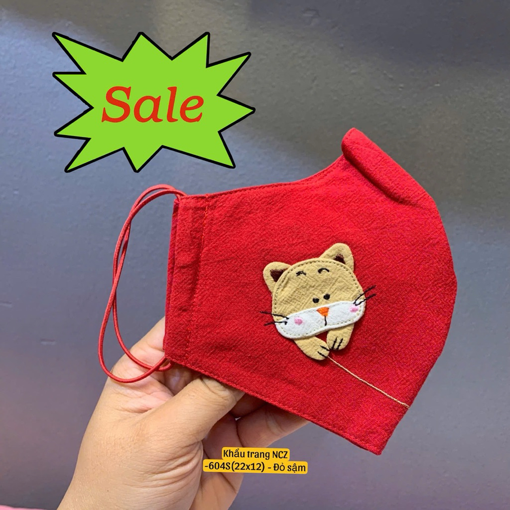 [GIÁ HUỶ DIỆT] Khẩu Trang Người Lớn NCZ-604 size S (22x12) sale Hàng Trưng Bày