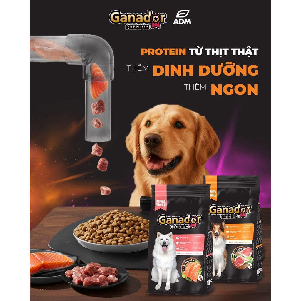 [10kg] HẠT GANADOR CHO CHÓ
