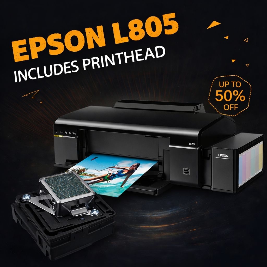 (Siêu rẻ) Máy in màu wifi Epson L805 tặng kèm đầu in