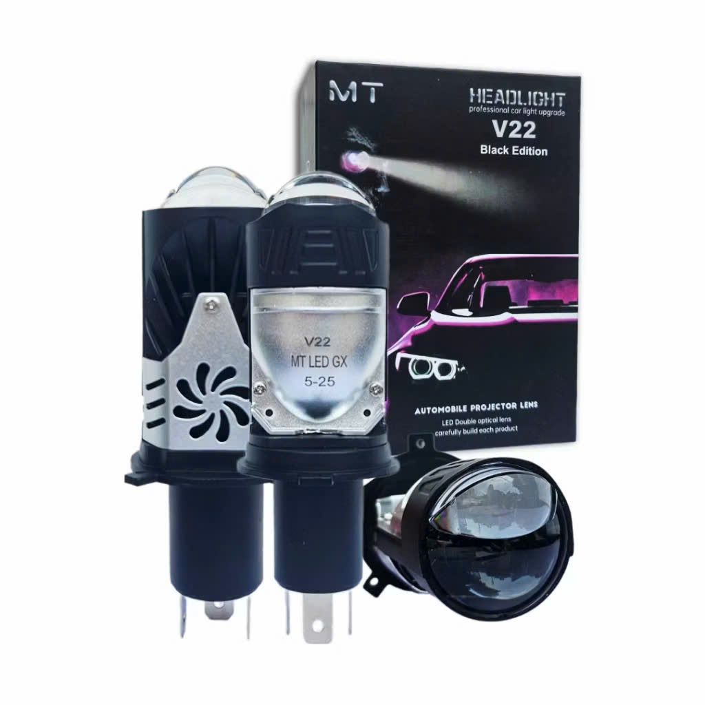 Đèn led bi cầu mini V30 V22 Osram chân H4 12V-24v tăng sáng cho ôtô, xe máy,bản cao cấpnhất trong ph