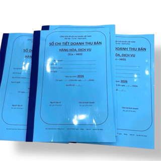 [S1a] SỔ CHI TIẾT DOANH THU(100 TRANG) HỘ KINH DOANH MẪU S1a – MẪU MỚI THEO CHI CỤC THUẾ