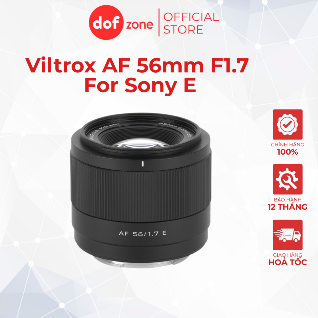 Viltrox AF 56mm F1.7 For Sony E - Chính Hãng