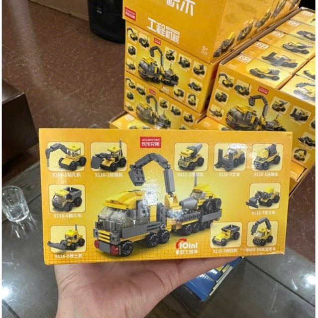 Set mô hình 10in1 đồ chơi lắp ghép động vật biển, côn trùng, động vật quà tặng cho bé