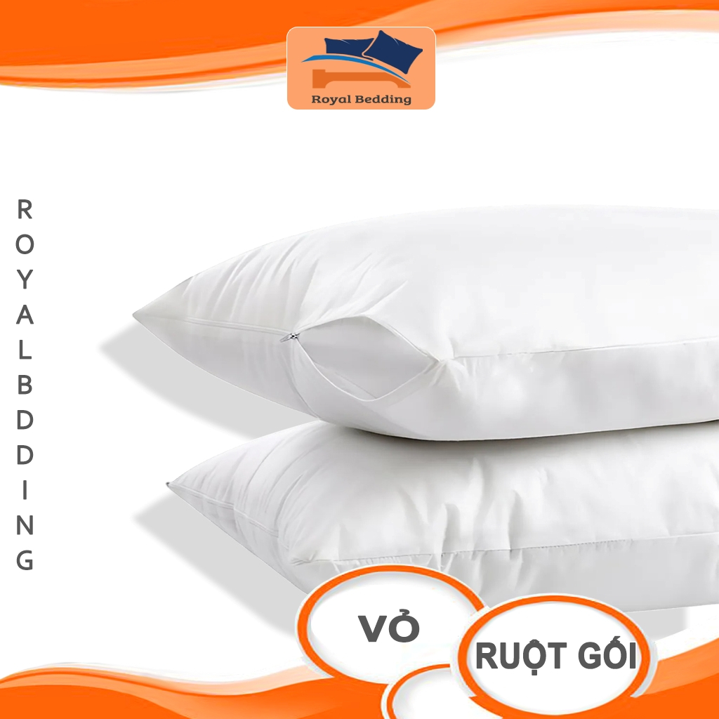 Vỏ Ruột Gối Trắng Sạch Đẹp 35x50 45x65 50x70 Áo Lõi Gối Thoáng Khí An Toàn
