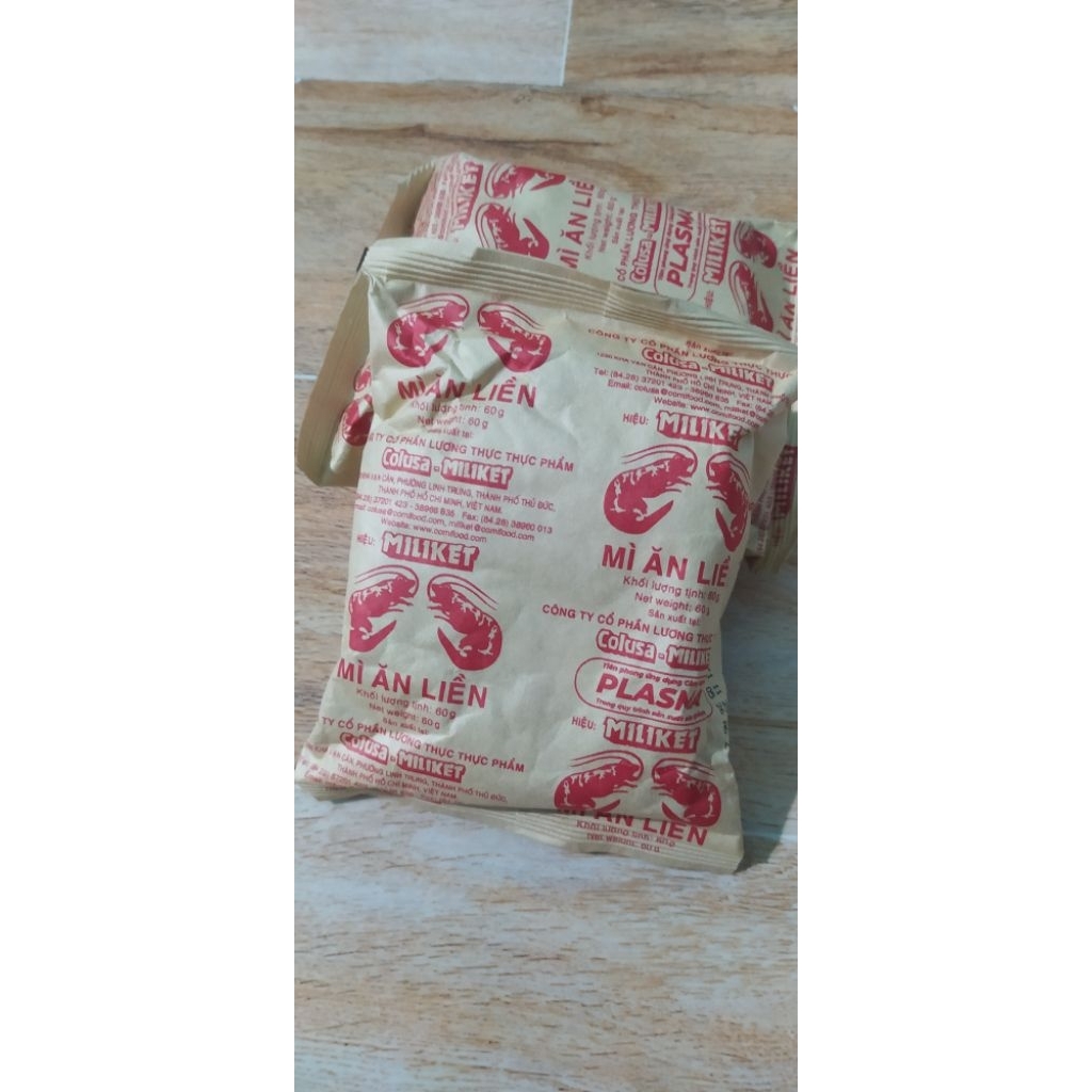 combo 5 gói mì giấy miliket