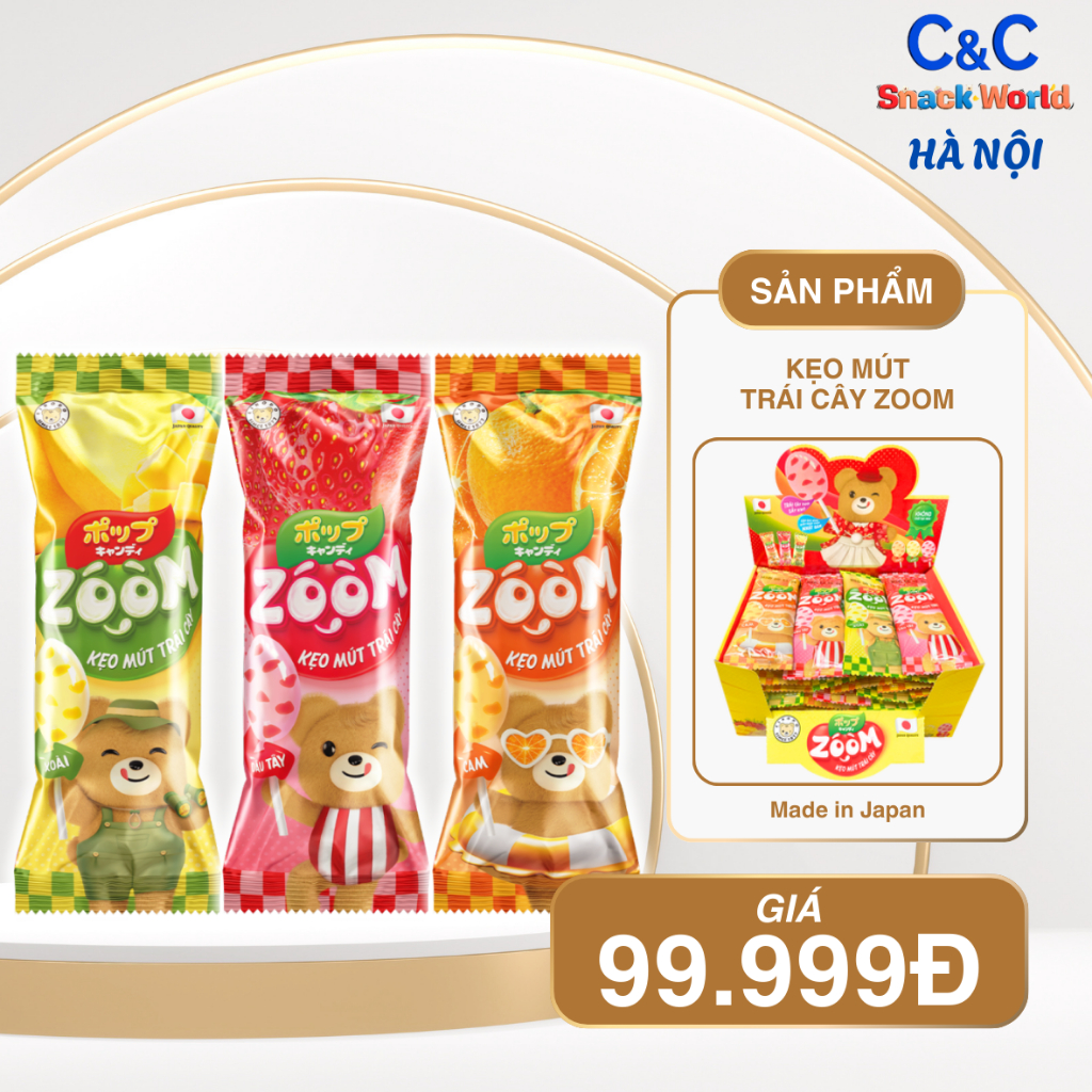 24 cây Kẹo mút trái cây Zoom - Eikodo