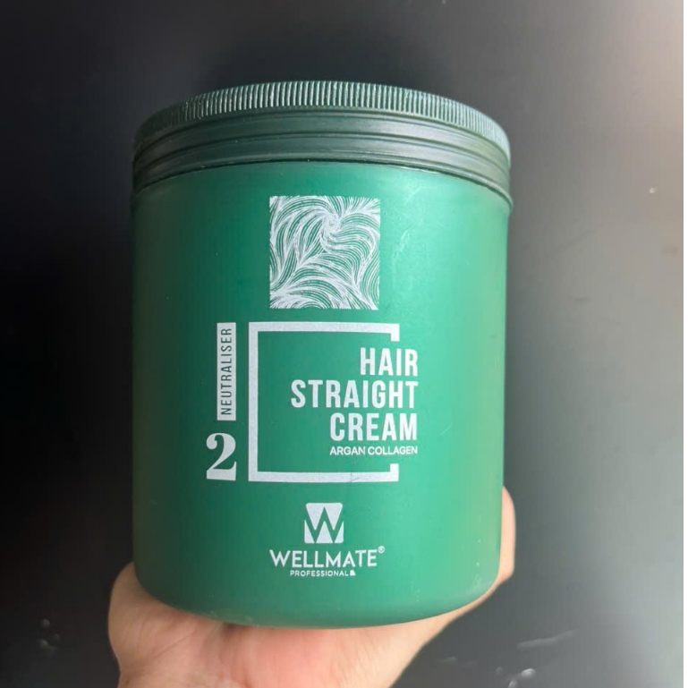 Kem duỗi tóc Wellmate (hộp số 2), THUỐC DUỖI TÓC mềm hóa nhanh, tóc thẳng, mượt, dễ sử dụng