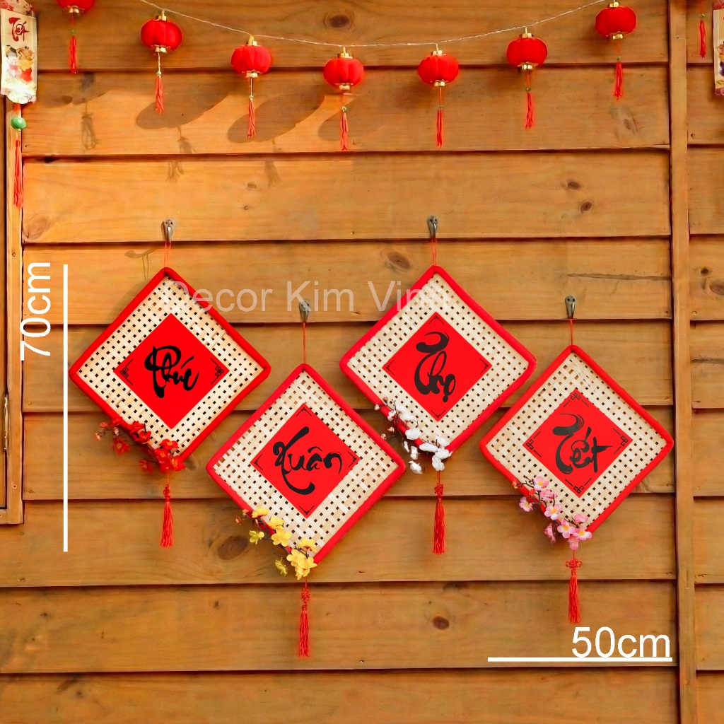 Set Mẹt Tre Trang Trí Lễ Hội Đón Tết H119