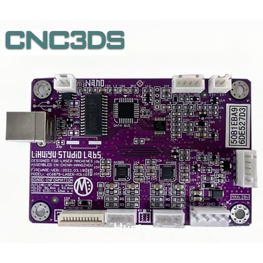 Bảng mạch Corel Laser 6C6879-LASER-M3 cho máy Laser Co2 3020, 6040 và USB Corel Laser