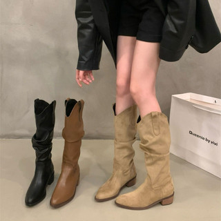Boot Cổ V Basic Mũi Nhọn Hàng QC 3 Màu