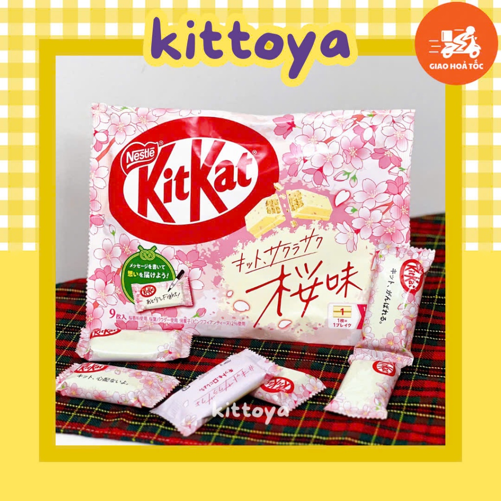 KITKAT HOA ANH ĐÀO NỘI ĐỊA NHẬT