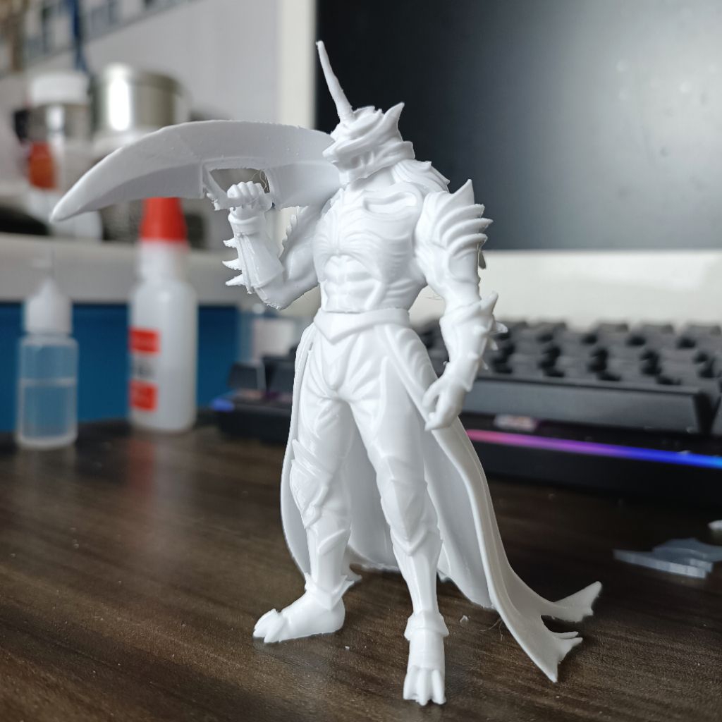 [Gaoranger] Phôi Mô Hình Quỷ Sói (Rouki) in3d FDM