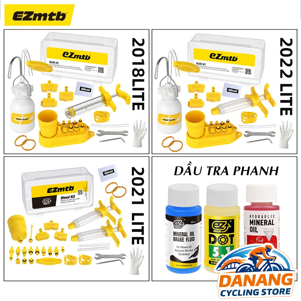 Bộ Công Cụ Xả Bơm Phanh Dầu Xe Đạp EZmtb – Tương Thích Shimano, SRAM, Avid, Tektro, Magura