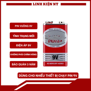 Pin Vuông 9V – Pin Than Dùng Cho Thiết Bị Điện Tử, Đồng Hồ, Micro