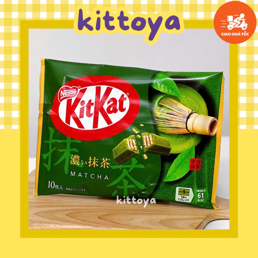 [ HỎA TỐC ] KITKAT TRÀ XANH MATCHA UJI ĐẬM VỊ - HÀNG NỘI ĐỊA NHẬT