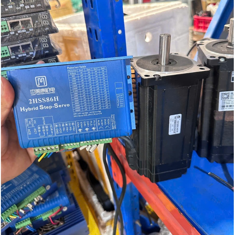 Combo Step 86 có encoder  2HSS86H + Motor 12Nm  hàng tháo máy