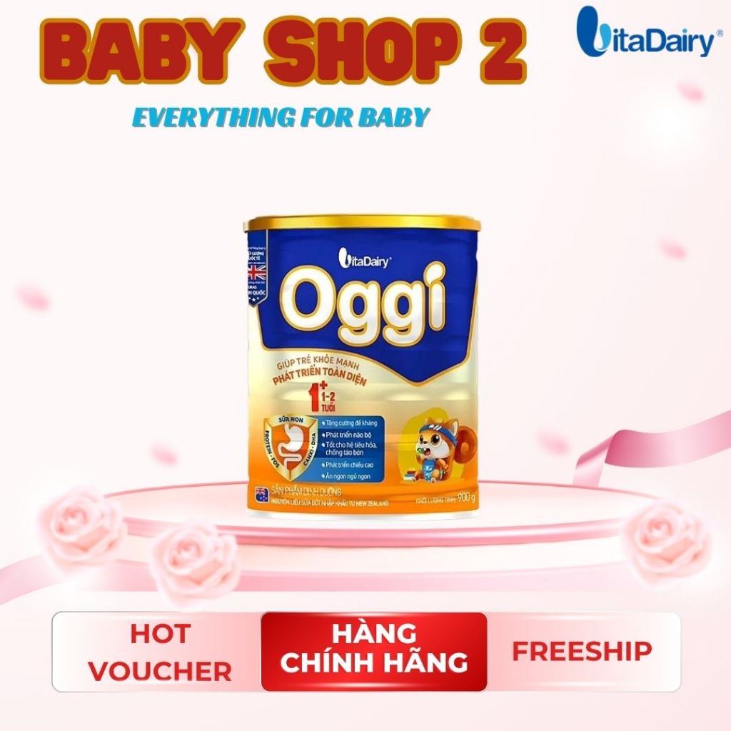 Sữa Phát triển toàn diện Oggi 1+ 800g - Vitadairy - Giá tốt nhất - Hàng chính hãng
