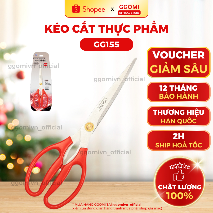 Kéo nhà bếp Ggomi GG155 nhập khẩu Hàn Quốc