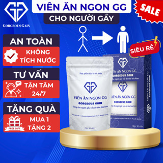 Viên Ăn Ngon GG hỗ trợ ăn ngon, ngủ ngon, cải thiện tiêu hoá, dành cho người gầy, bảo hành hiệu quả