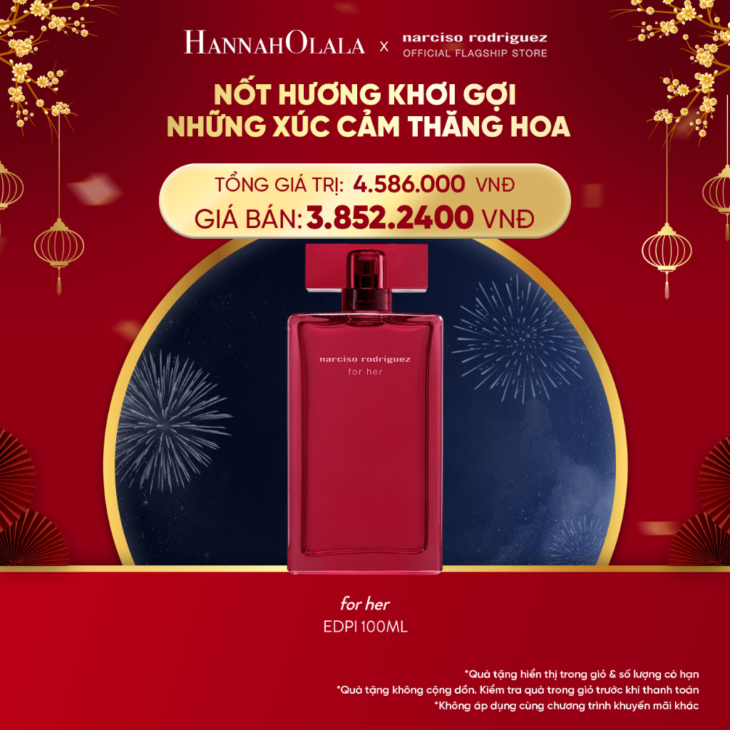 [HANNAH 15.01] Nước Hoa nữ Narciso Rodriguez For Her EDP Intense 100ml