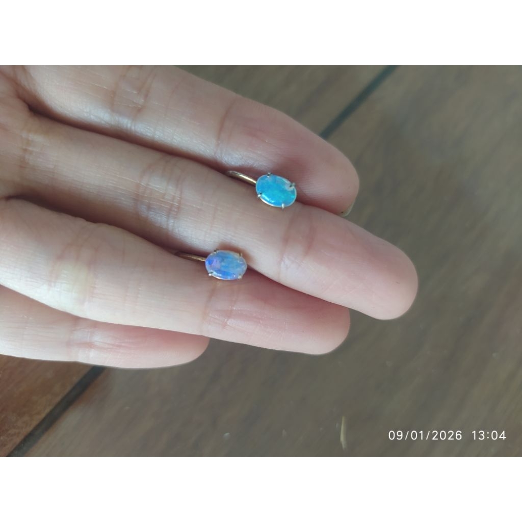 bông tai opal si Nhật