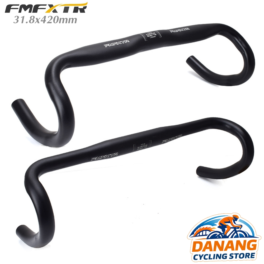 Ghi Đông Cong Nhôm Xe Đạp Road FMFXTR 420x31.8mm – Kiểu 02 – Chắc Chắn, Dễ Điều Khiển