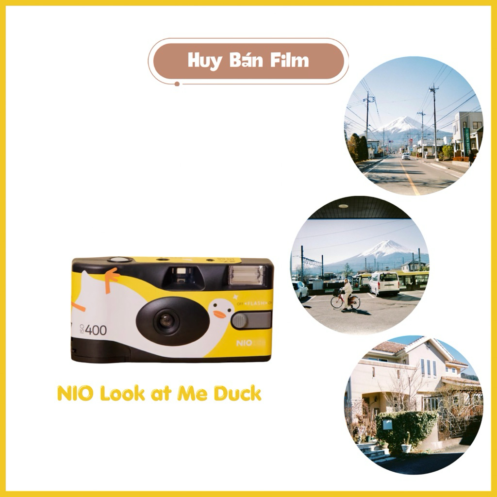 [Huy Bán Film] Máy Ảnh Film Chụp 1 Lần NIO Look at Me Duck