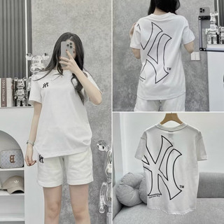 [ catsports_hangxuatdu ] Áo Thun cổ tròn new stripes big logo form unisex