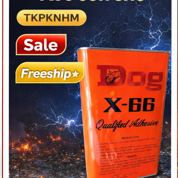 KEO DÁN ĐA NĂNG CON CHÓ X66 - 3.3LÍT (3KG)