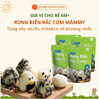 Rong biển rắc cơm cho bé Mămmy ít mặn, không tanh, tăng hương vị cho bé, phù hợp cho bé 6m+, gói 40g