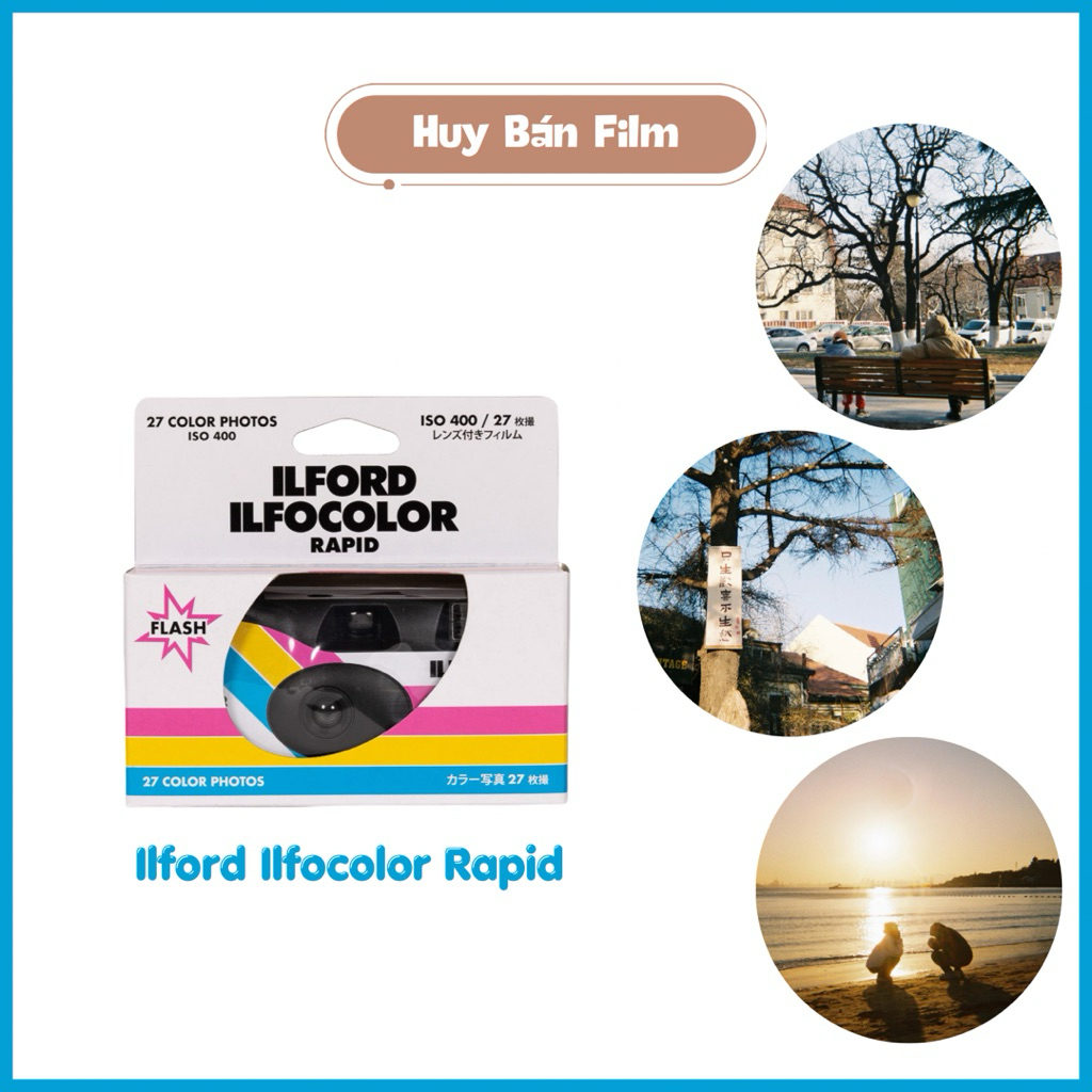 [Huy Bán Film] Máy Ảnh Film Chụp 1 Lần Ilford Ilfocolor Rapid