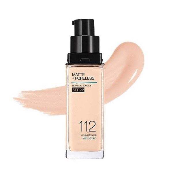 Kem Nền Maybelline Fit Me Matte Poreless Foundation SPF22 - 112 Natural Ivory