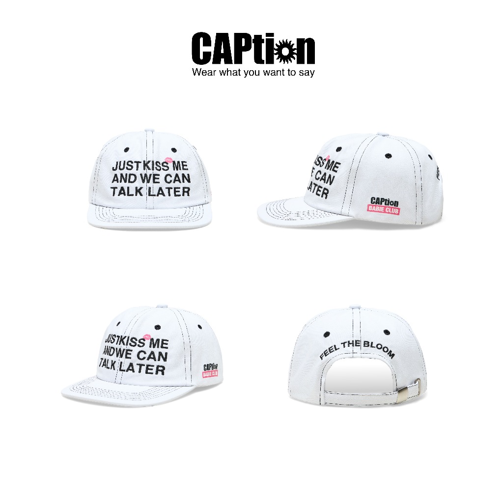 Nón Lưỡi Trai CAPtion x Babie Club Kiss Me First Cap Uniex, Freesize