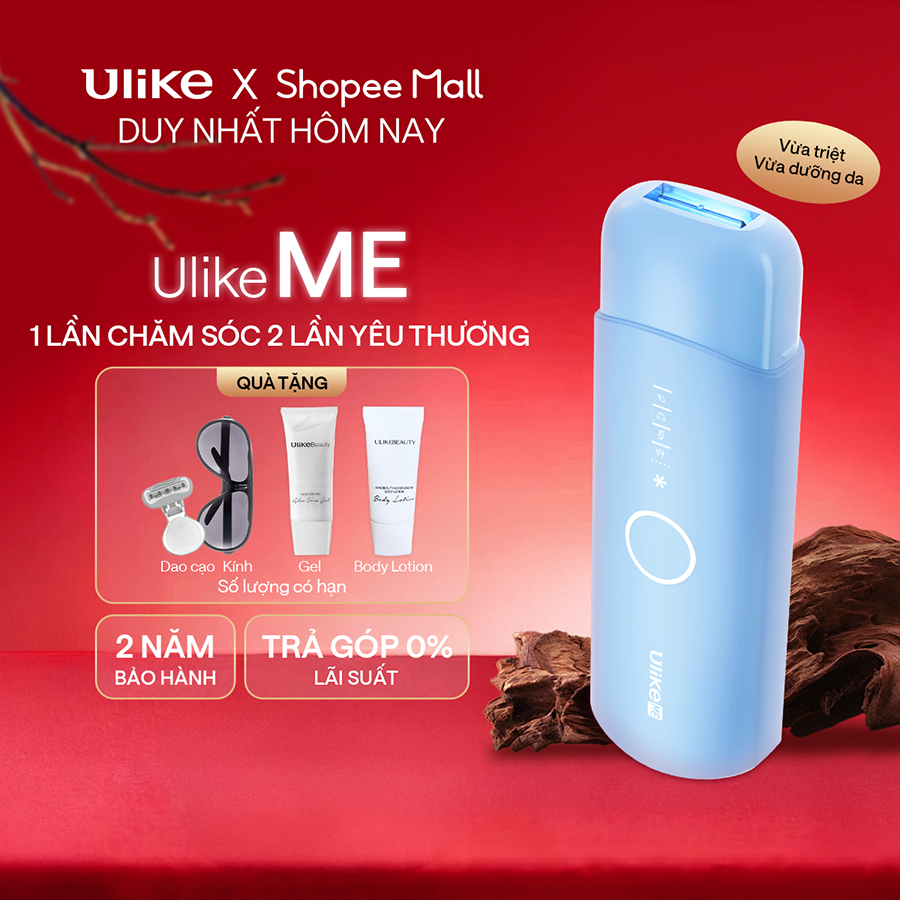 (MAIN)Máy triệt lông Ulike ME công nghệ làm mát Ice Cooling IPL Sapphire Xanh thiên thanh